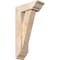 Ekena Millwork Traditional Traditional Smooth Bracket w/ Offset Brace, Douglas Fir, 5 1/2"W x 14"D x 26"H BKT0604X14X26TRA01SDF - alternate 1